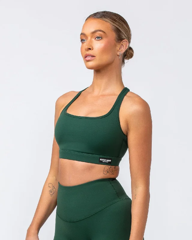 Desire Aura Bra - Forest Green