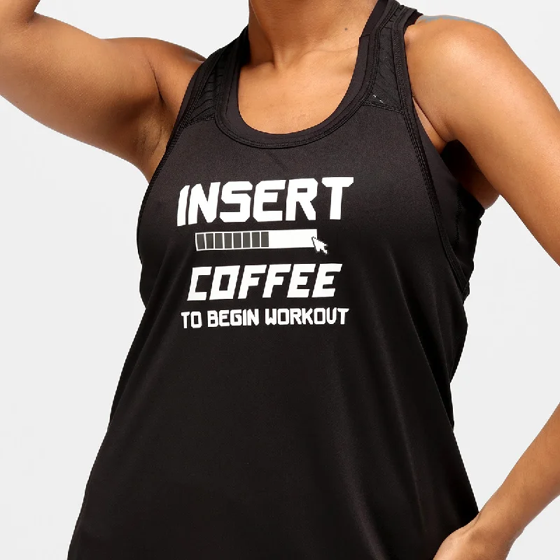 Insert Coffee Mesh Racerback Vest