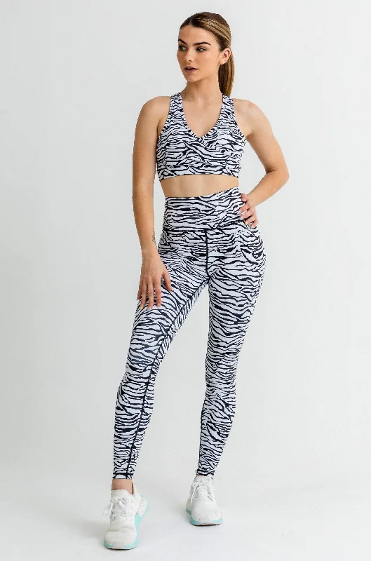 Jungle Sports Bra - Zebra