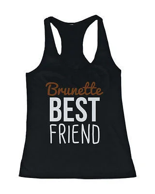 Cute Brunette and Blonde Best Friend Tank Tops - Matching BFF Tanks