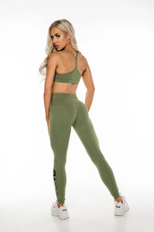 MILITARY SPORTS BRA - KHAKI