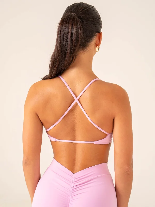 NKD Twist Sports Bra - Candy Pink