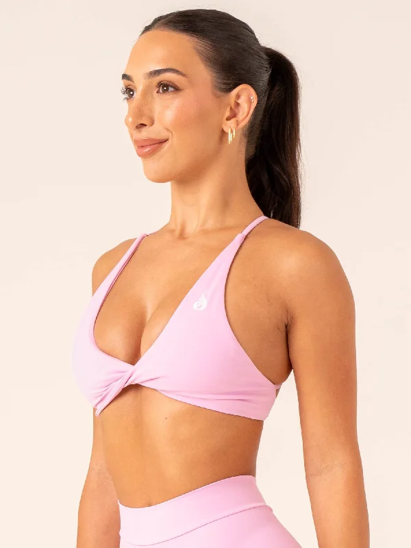 NKD Twist Sports Bra - Candy Pink