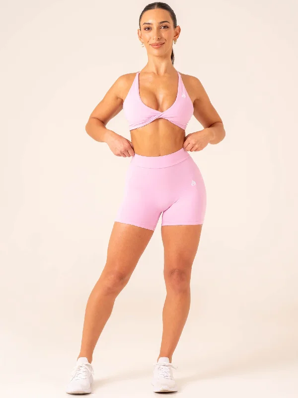 NKD Twist Sports Bra - Candy Pink