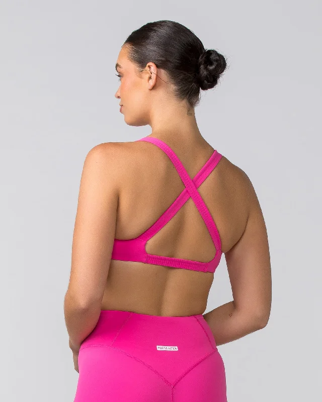 Scrunch Bralette - Luminous Pink