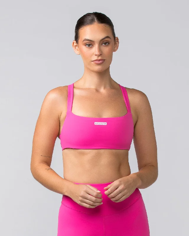 Scrunch Bralette - Luminous Pink