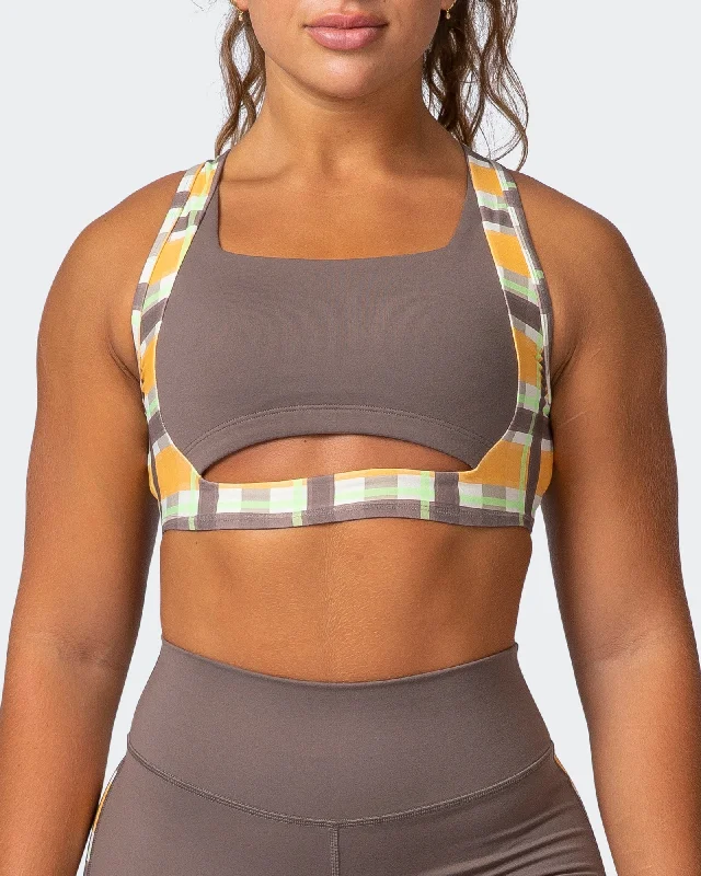 Sizzle Bra - Checked Out Print