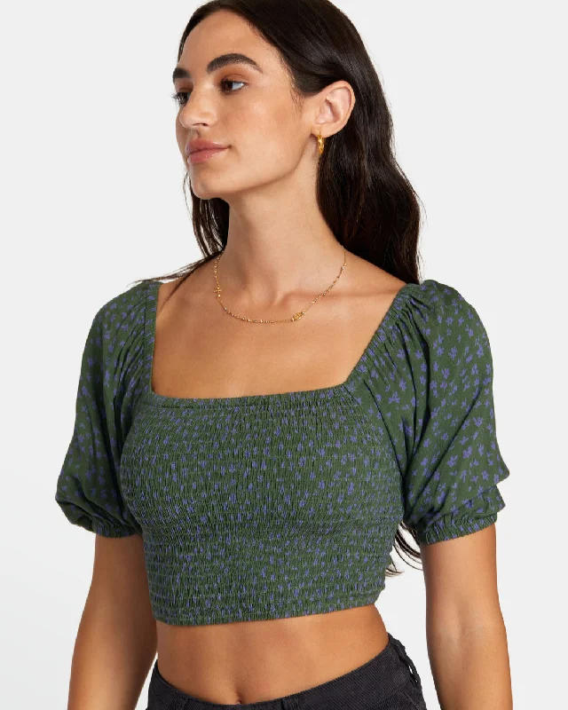 Sunrise Top Eco Shirt - Leaf