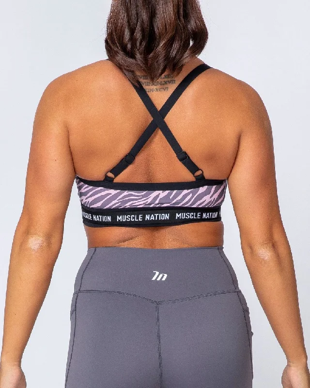 Superset Bra - Tri Stripe/Black