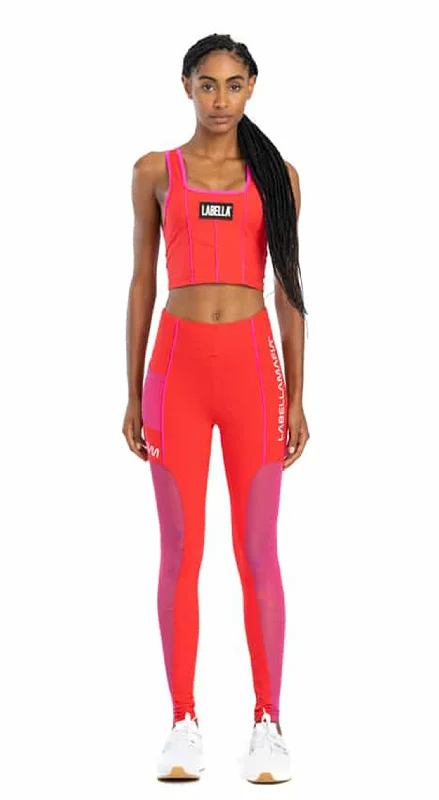 Wake Up Sports Bra - Red