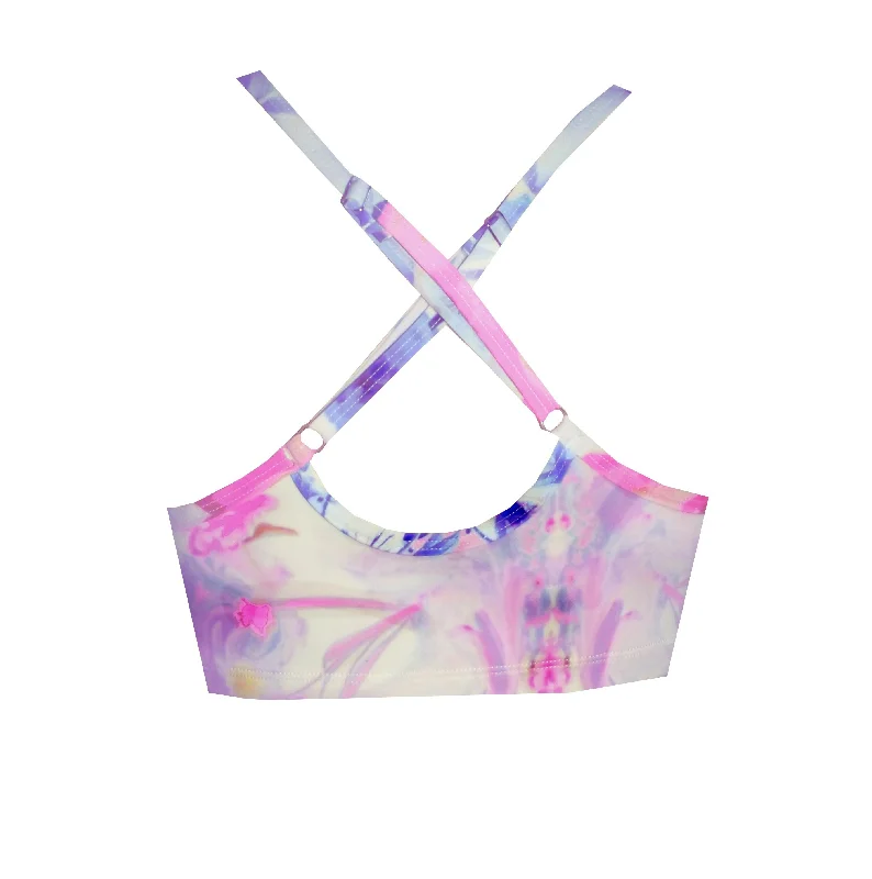 Watercolor Print Sports Crop Top CT2P856