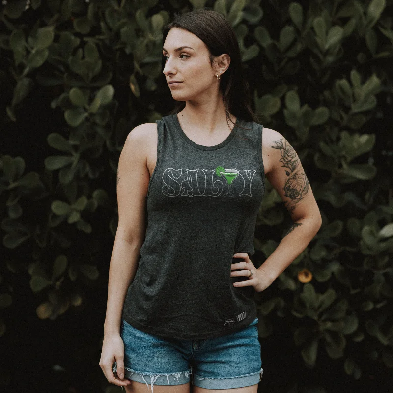 Women's Salty Everyday Tank - Dark Heather Gray