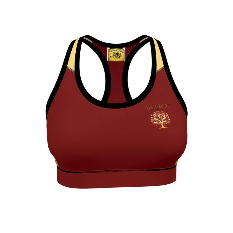 Yahuah-Tree of Life 01 Election Designer Sports Bra