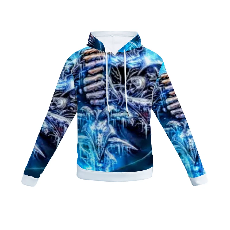 Customizable Unisex All Over Print Plush Hoodies with Pockets