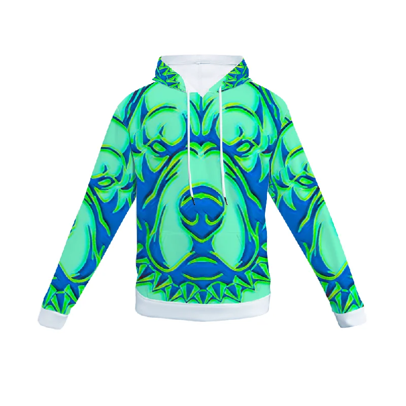 Customizable Unisex All Over Print Plush Hoodies with Pockets