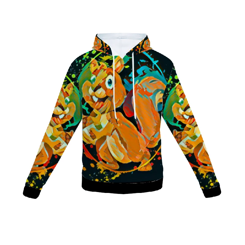 Customizable Unisex All Over Print Plush Hoodies with Pockets