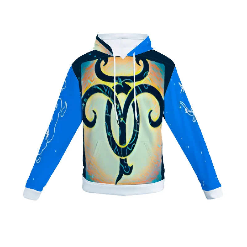 Customizable Unisex All Over Print Plush Hoodies with Pockets