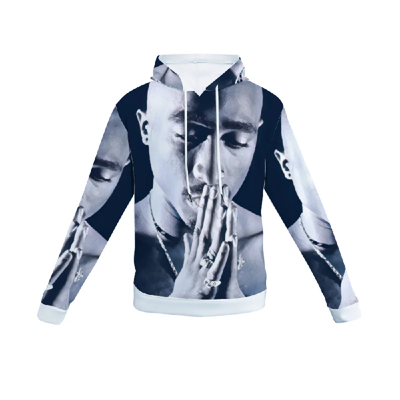 Customizable Unisex All Over Print Plush Hoodies with Pockets