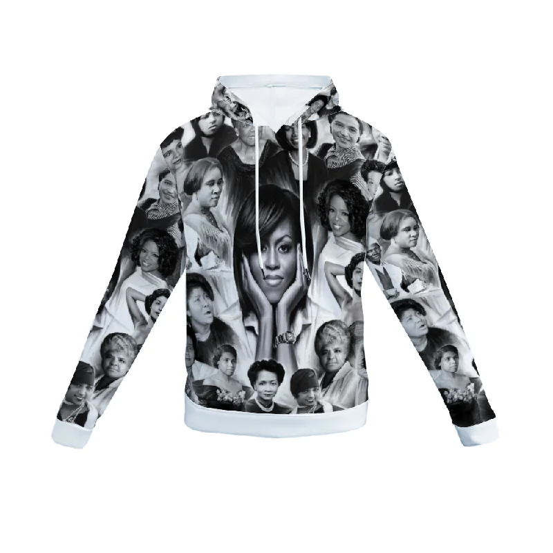 Customizable Unisex All Over Print Plush Hoodies with Pockets