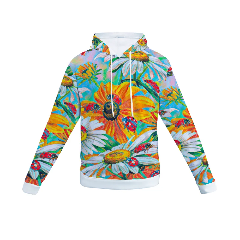 Customizable Unisex All Over Print Plush Hoodies with Pockets