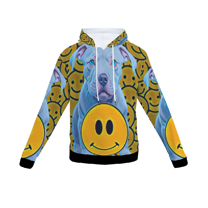 Customizable Unisex All Over Print Plush Hoodies with Pockets