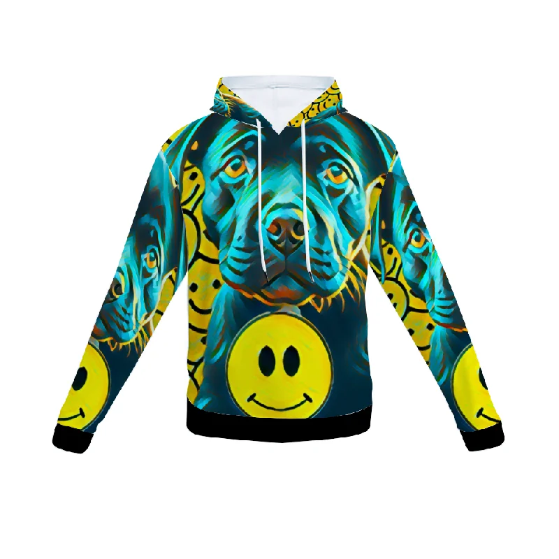 Customizable Unisex All Over Print Plush Hoodies with Pockets