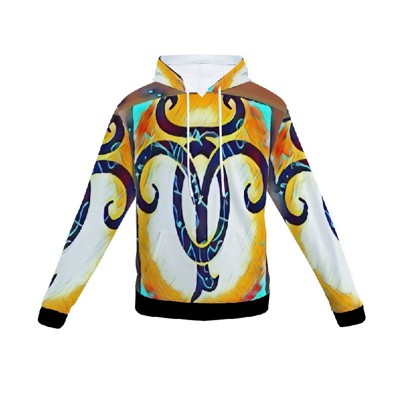 Customizable Unisex All Over Print Plush Hoodies with Pockets