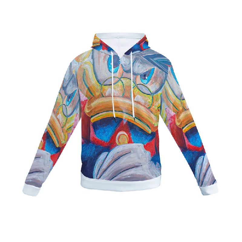 Customizable Unisex All Over Print Plush Hoodies with Pockets