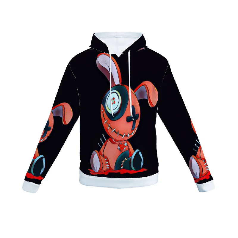 Customizable Unisex All Over Print Plush Hoodies with Pockets