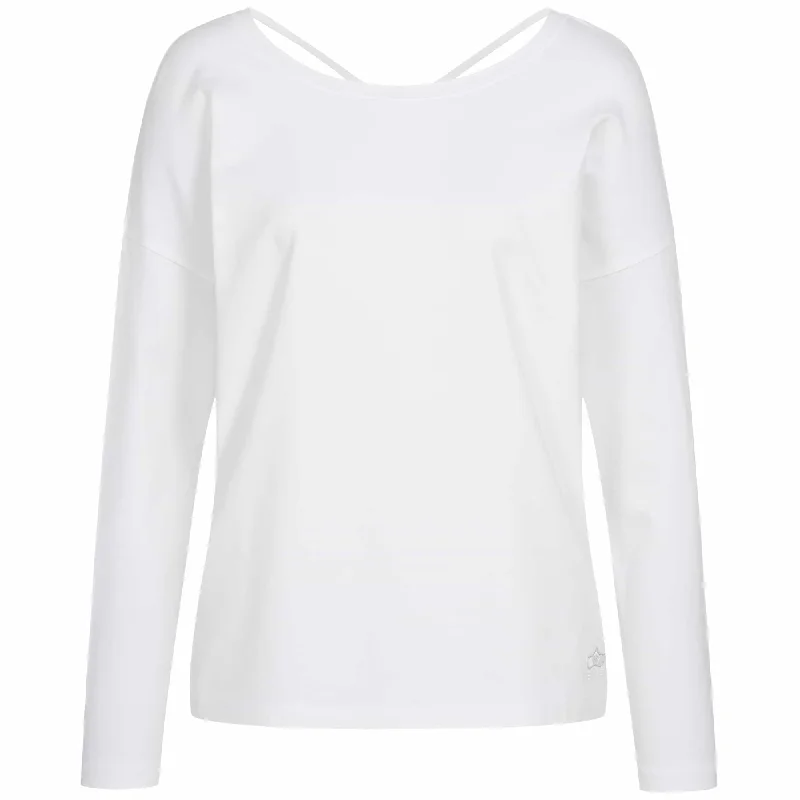 Yoga Longsleeve mit Rückendetail XYLA - Farbe white