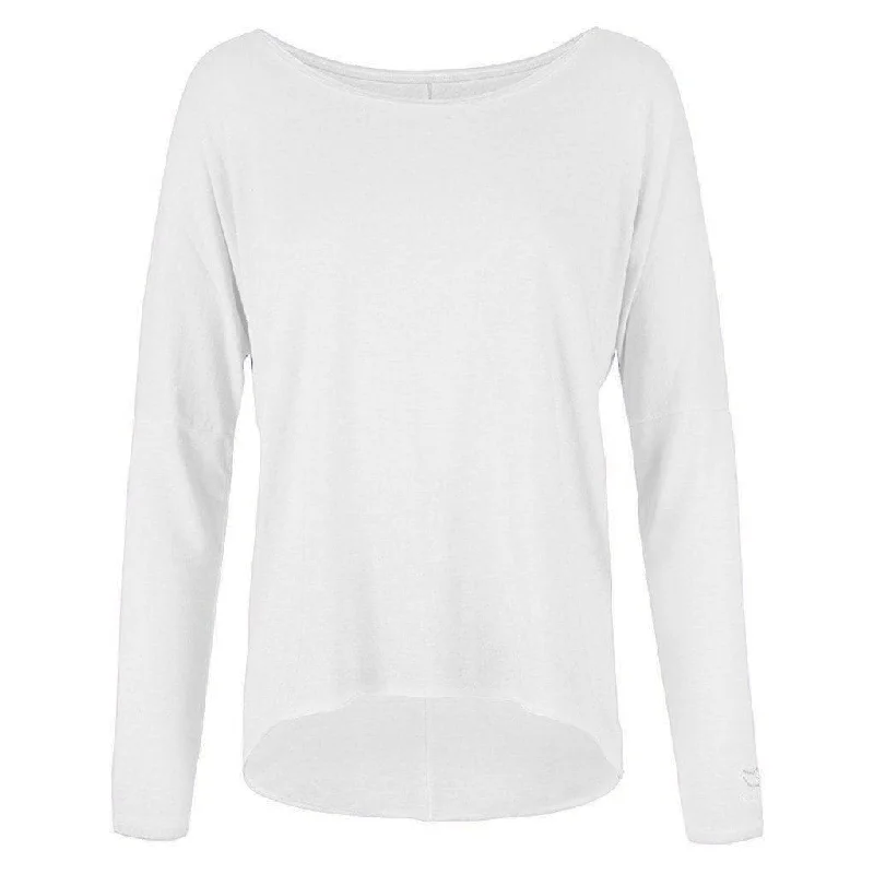 Yoga Longsleeve VALERIE,  Farbe white