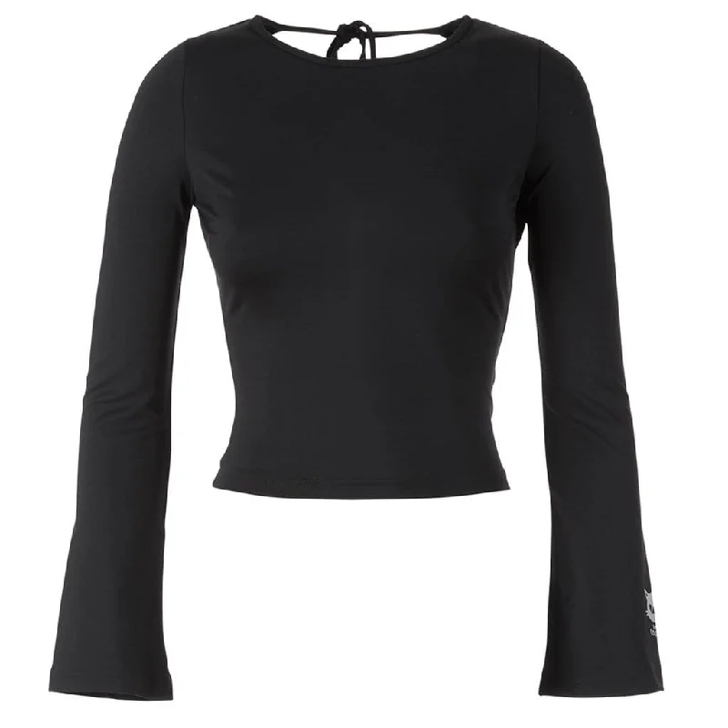 Yoga-Shirt SORAYA, black – Cropped Longsleeve