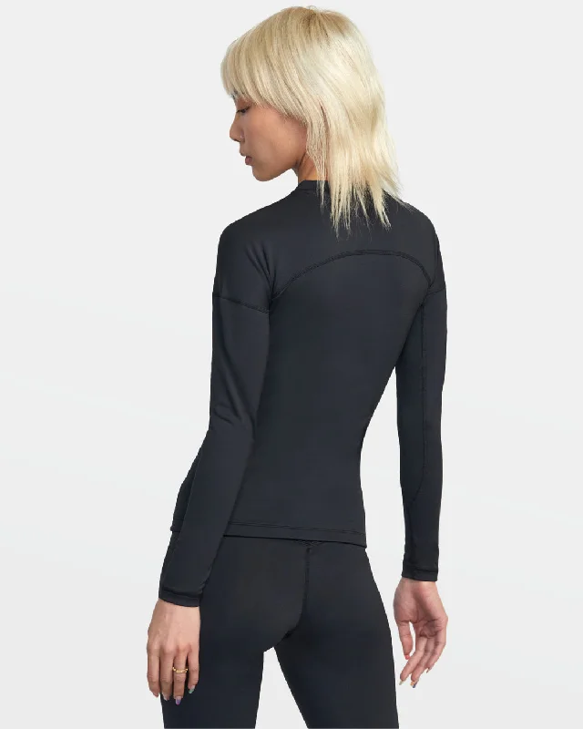 VA Sport Long Sleeve Compression Top - Black