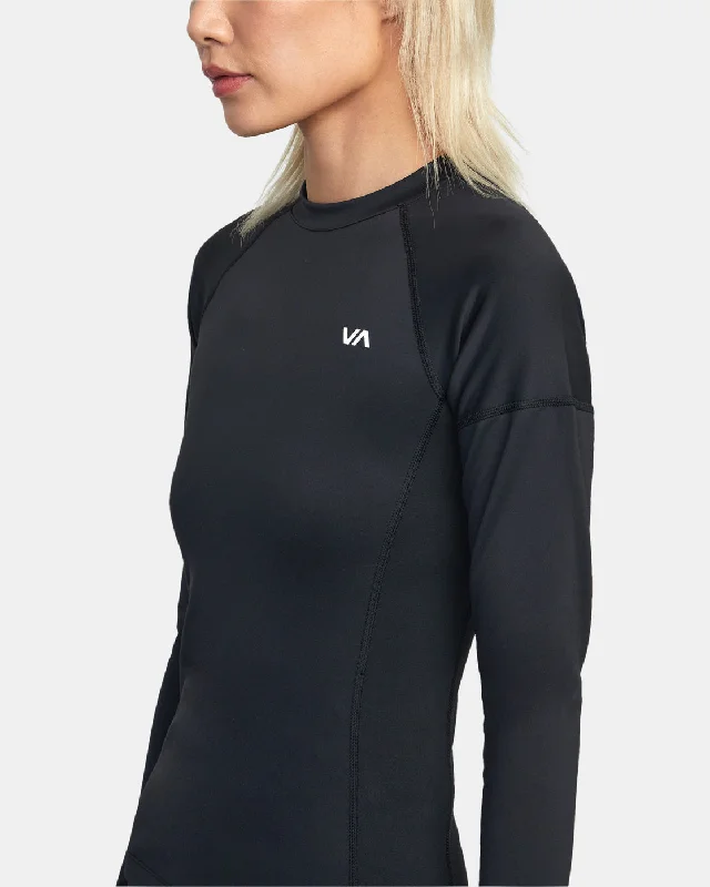 VA Sport Long Sleeve Compression Top - Black