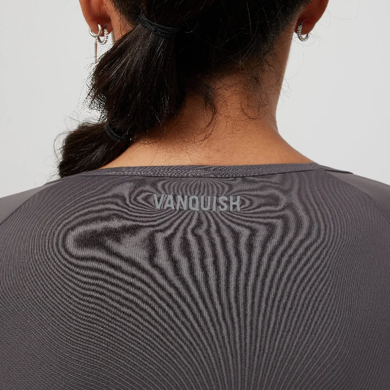 Vanquish Enhance Graphite Grey Long Sleeve Shrug