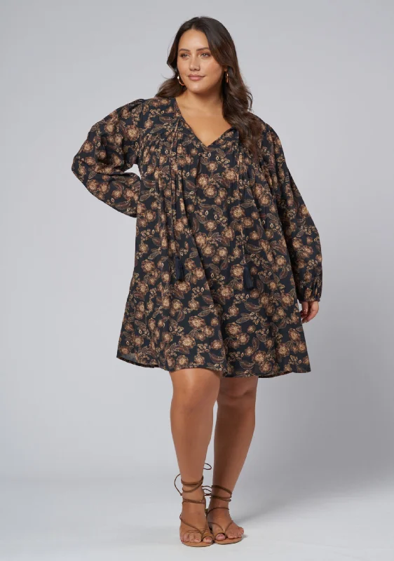 Lose Myself Mini Smock Dress Classic Floral Mini Dress