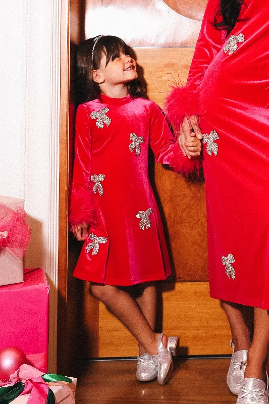 Mini Hollywood Dress in Pink Classic Floral Mini Dress
