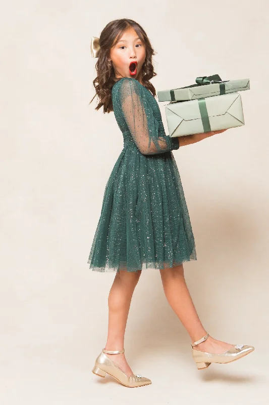 Mini Stella Dress in Emerald - FINAL SALE Stylish Sweetheart Mini Dress