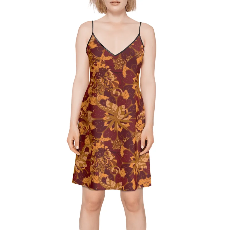 Renai Mini Slip Strap Dress Comfortable Wrap Mini Dress