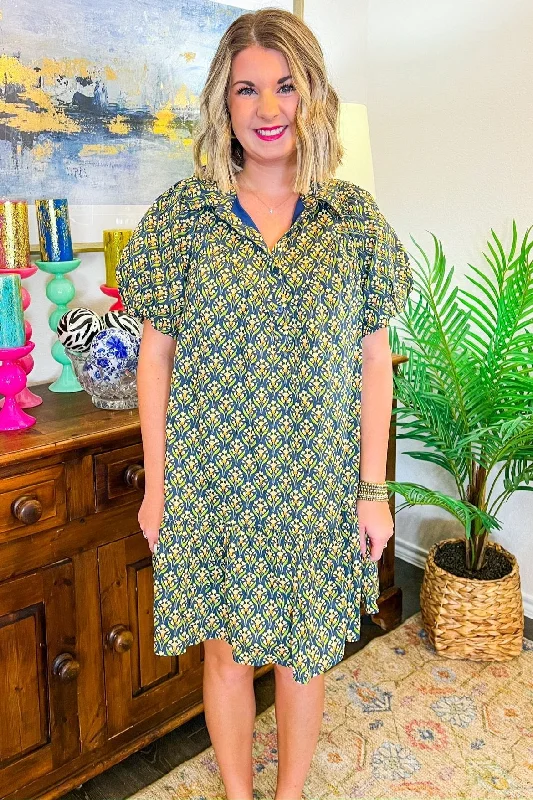 For Love Mini Dress - Forest Green Elegant Silk Mini Dress