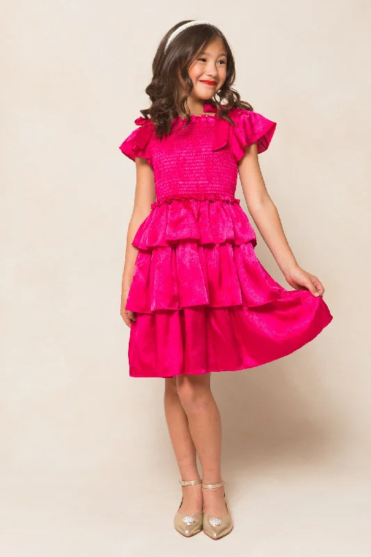 Mini Alana Dress in Pink Classic Floral Mini Dress