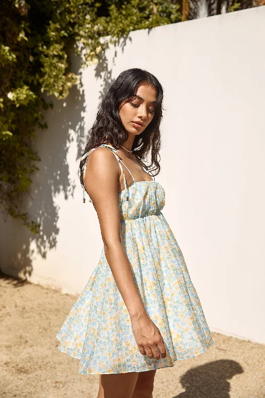 Summer Sunrise Mini Dress Multi Cozy Satin Mini Dress